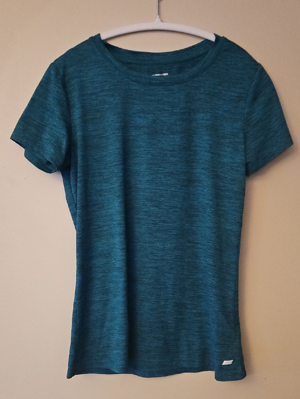 Amazon Essentials Womens Crew Neck Short Sleeve Tee Sz Sm Green&Black